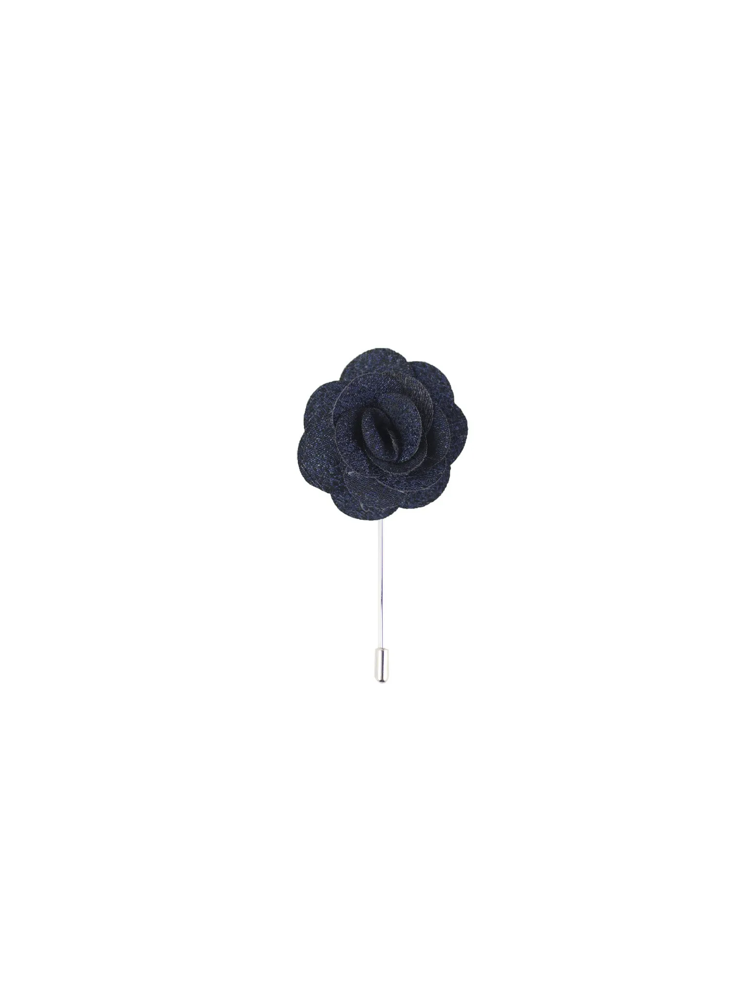 Dark Navy Textured Lapel Pin