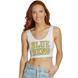 Delaware Blue Hens Crop Tank Top