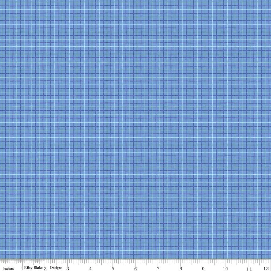Dorothy's Journey Plaid Blue