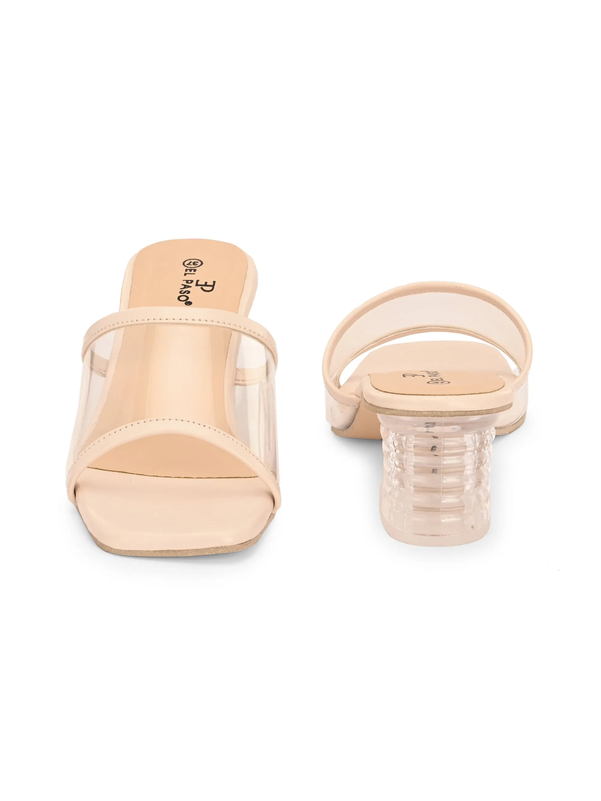 El Paso Women Open Toe Block Heel Sandals