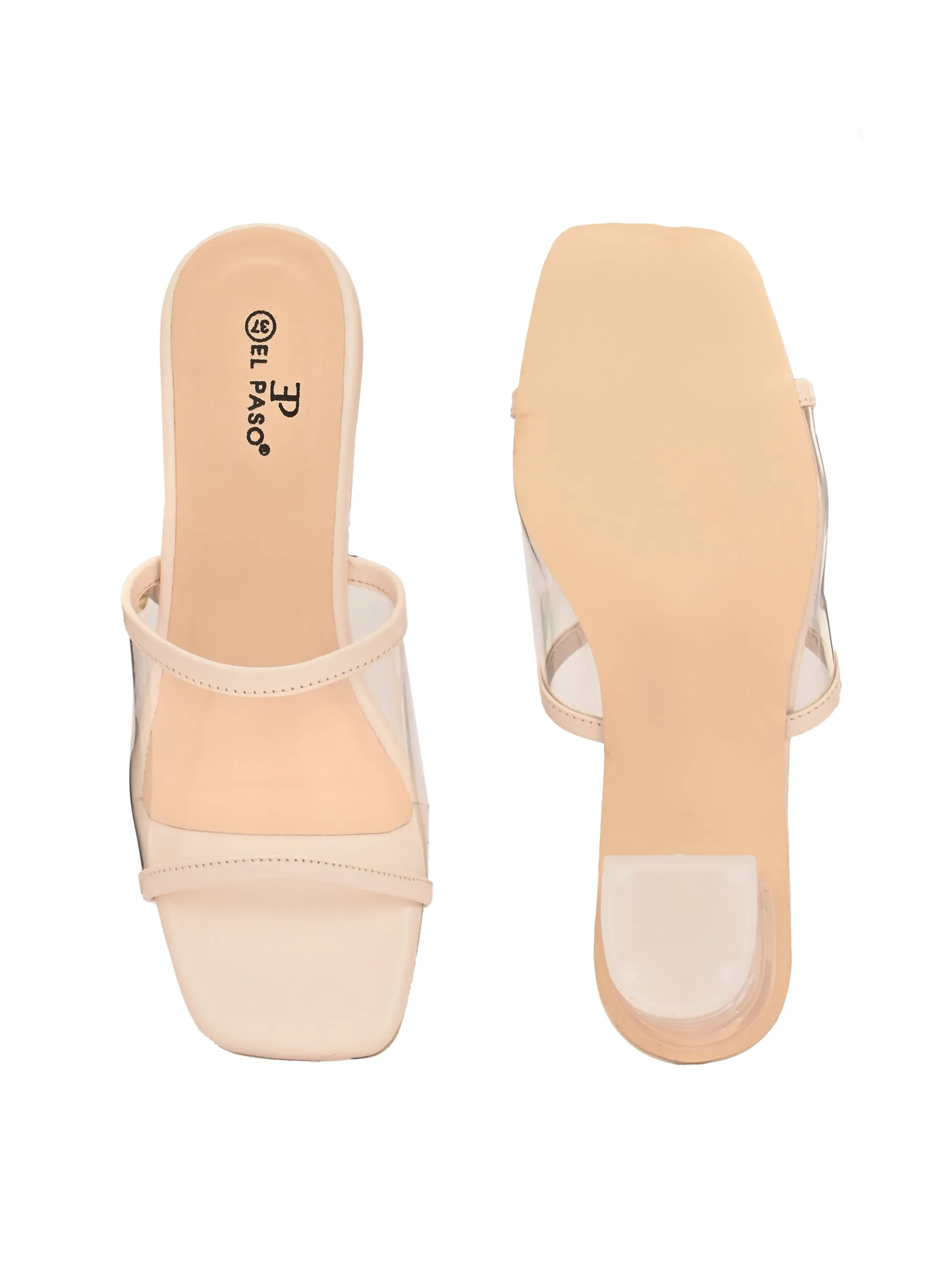El Paso Women Open Toe Block Heel Sandals