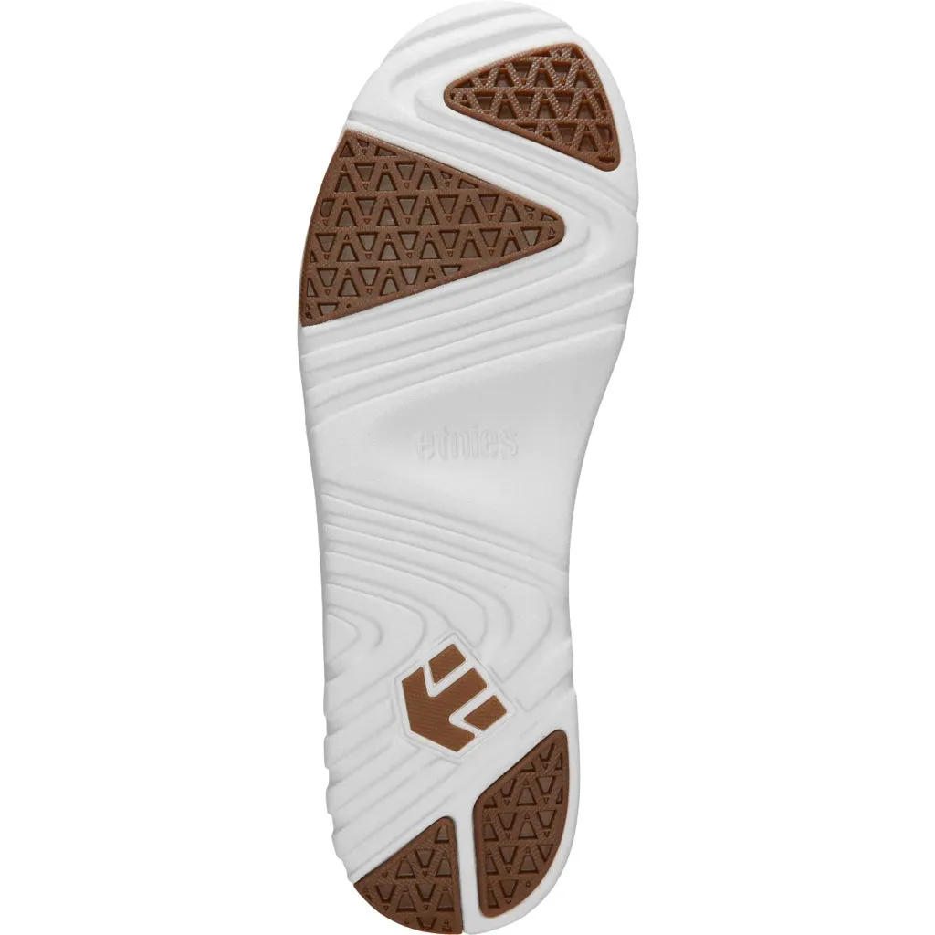 ETNIES SCOUT BLACK WHITE GUM TRAINERS