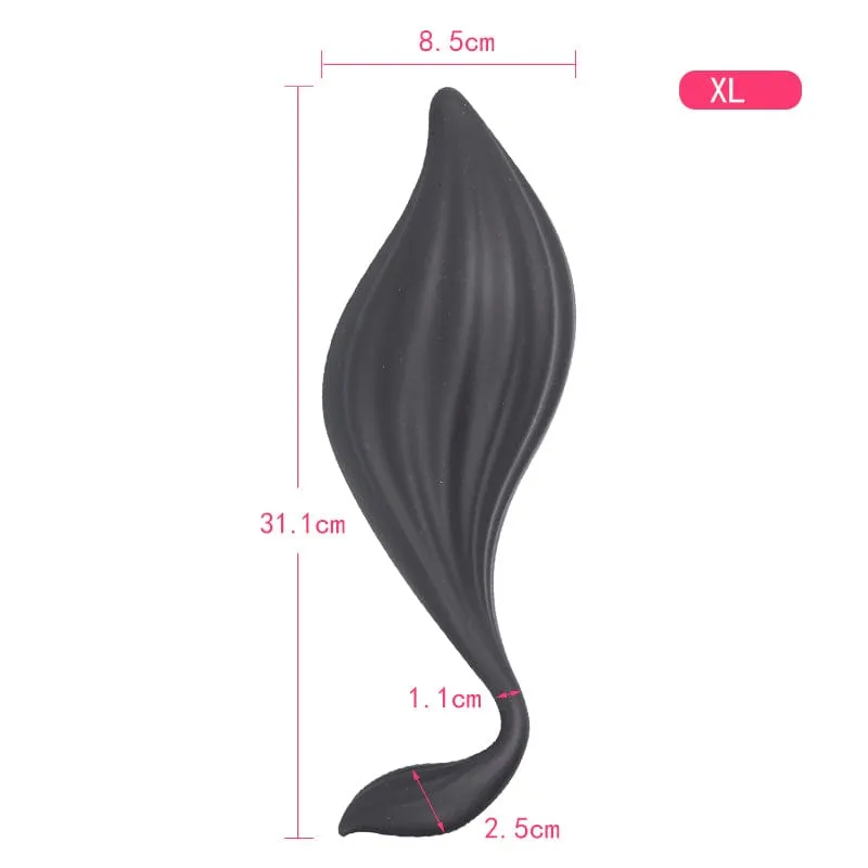 Fantasy Butt Plug Trainer Kit - Fox Tail BDSM Anal Plug Prostate Sex Toys for Beginners Advanced Users Cosplay