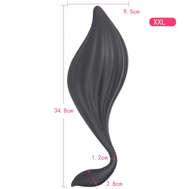 Fantasy Butt Plug Trainer Kit - Fox Tail BDSM Anal Plug Prostate Sex Toys for Beginners Advanced Users Cosplay