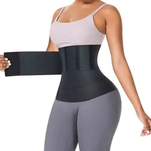 FeelinGirl Waist Trainer for Women Sauna Trimmer Belt Tummy Wrap