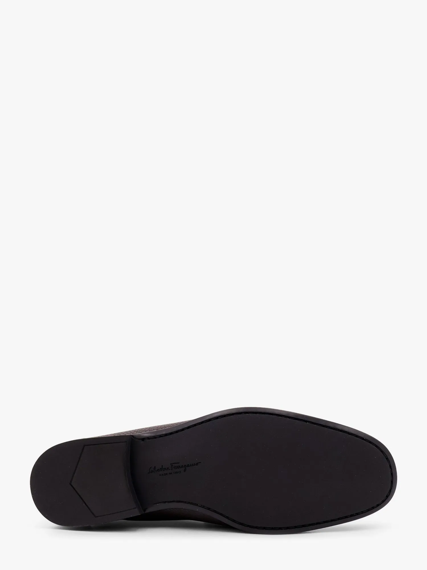 Ferragamo Grandioso Leather Loafer With Gancini Detail