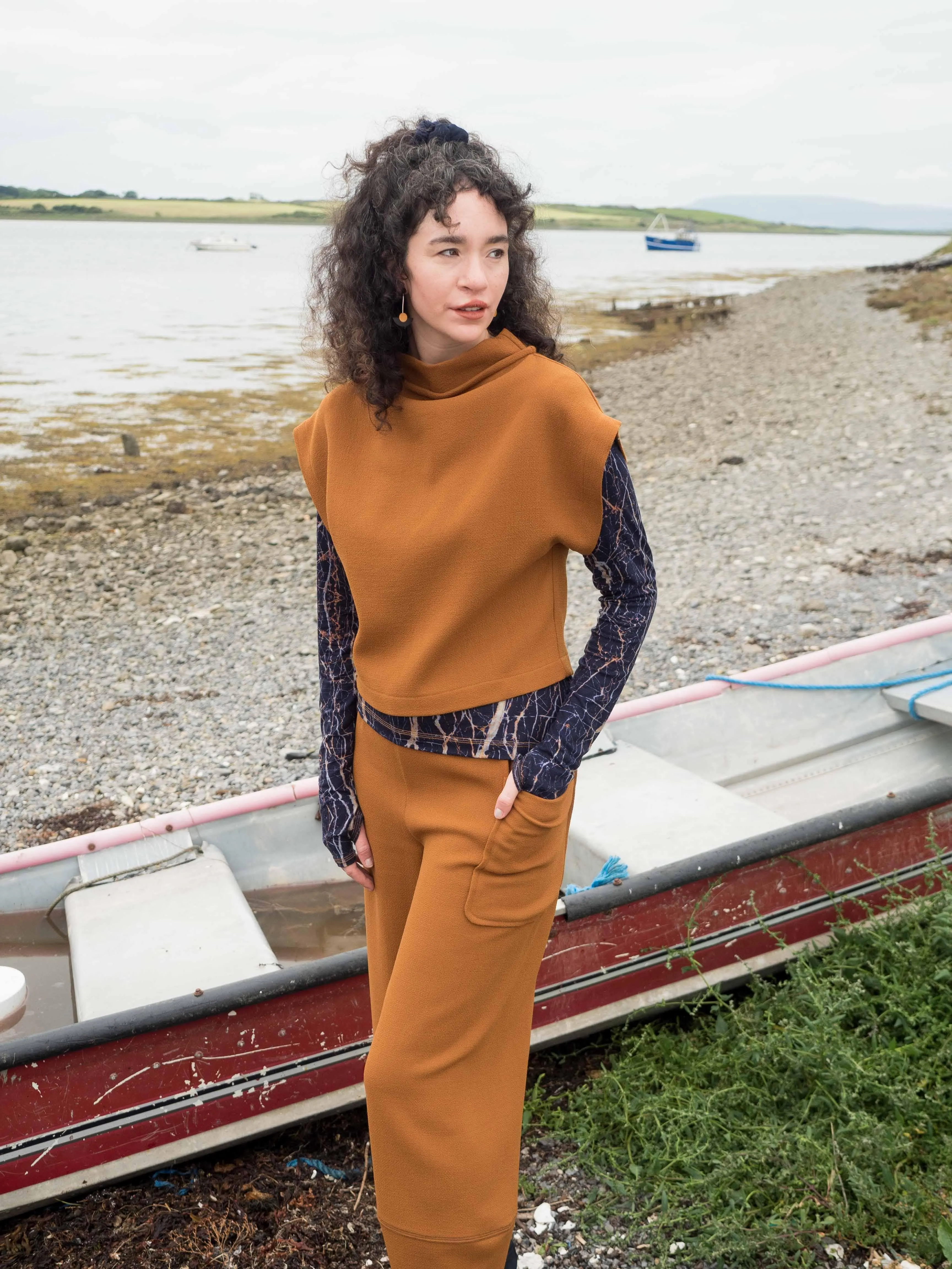 'Fionn' pants - Ocre