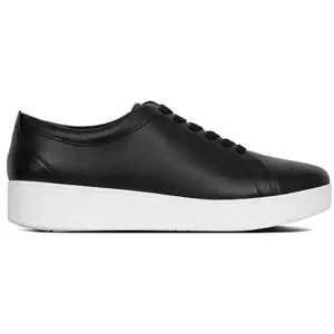FitFlop Rally Leather Black Trainers