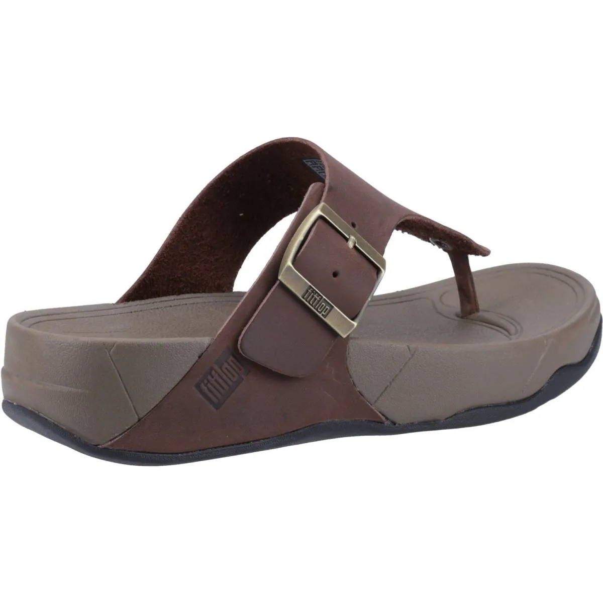 Fitflop Trakk II Mens Leather Toe-Post Flip-Flop Summer Sandals