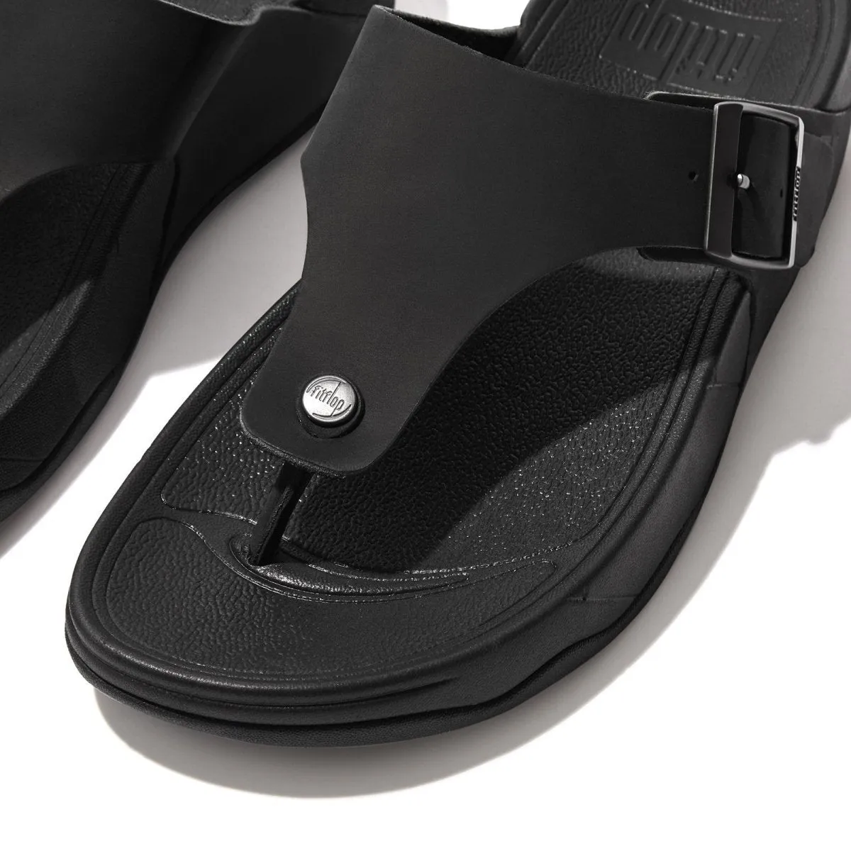 Fitflop Trakk II Mens Leather Toe-Post Flip-Flop Summer Sandals