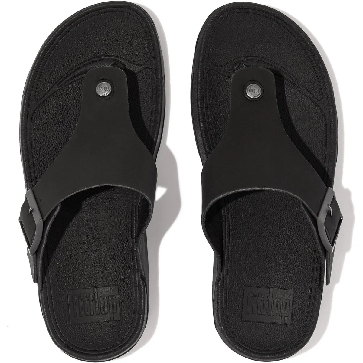 Fitflop Trakk II Mens Leather Toe-Post Flip-Flop Summer Sandals