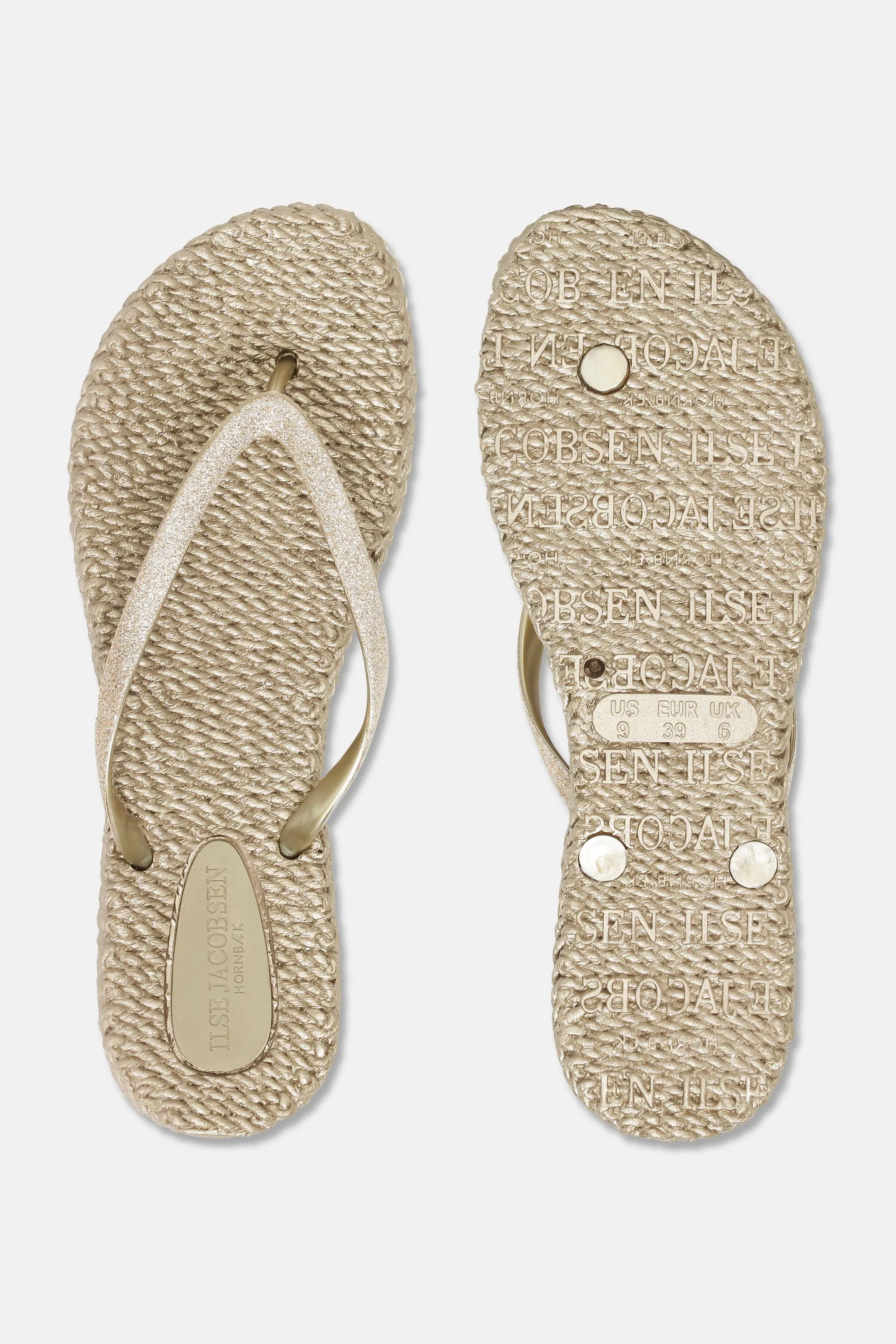 Flip-flops Glitter - Platin