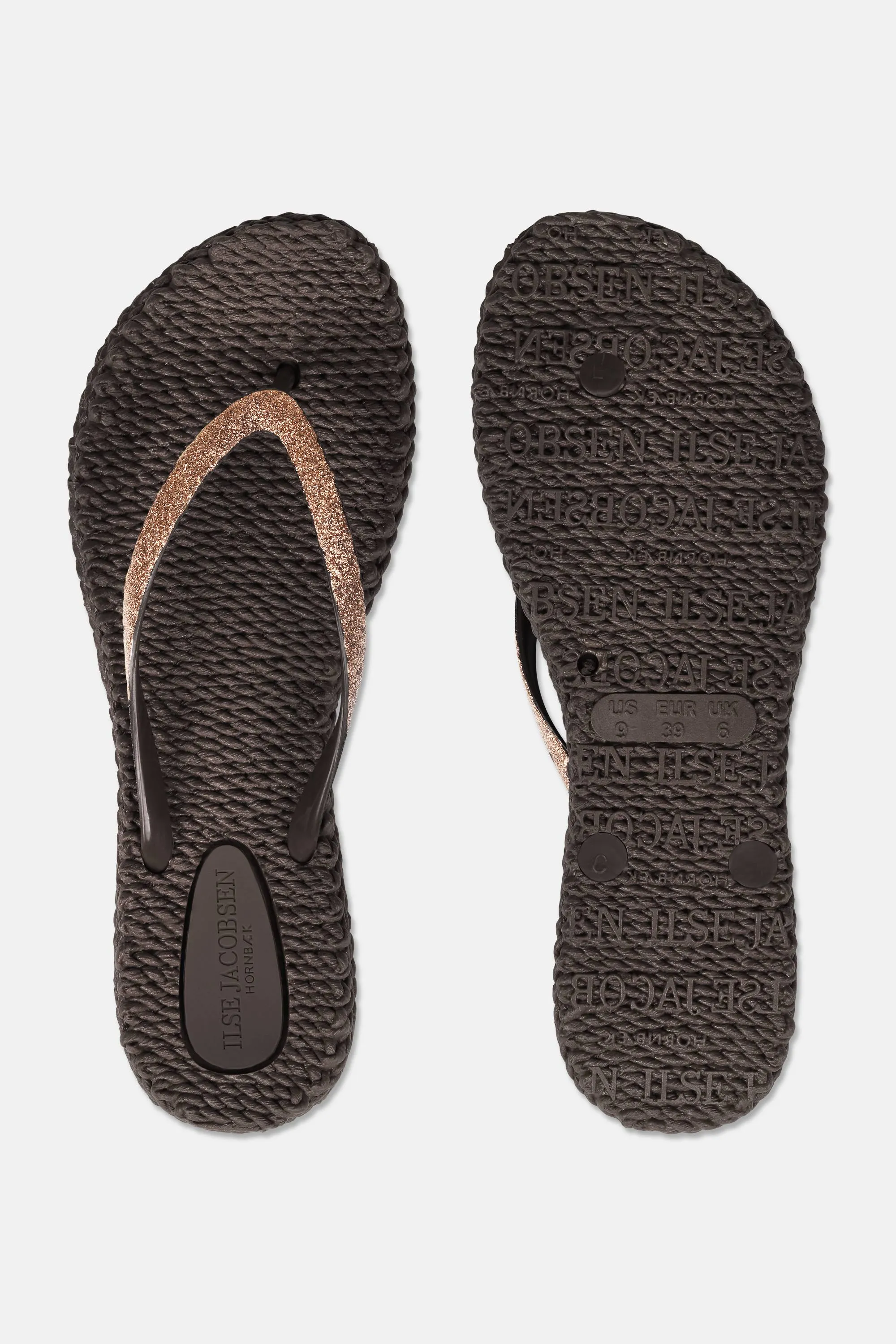 Flip-flops Glitter - Prune
