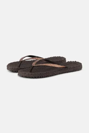 Flip-flops Glitter - Prune
