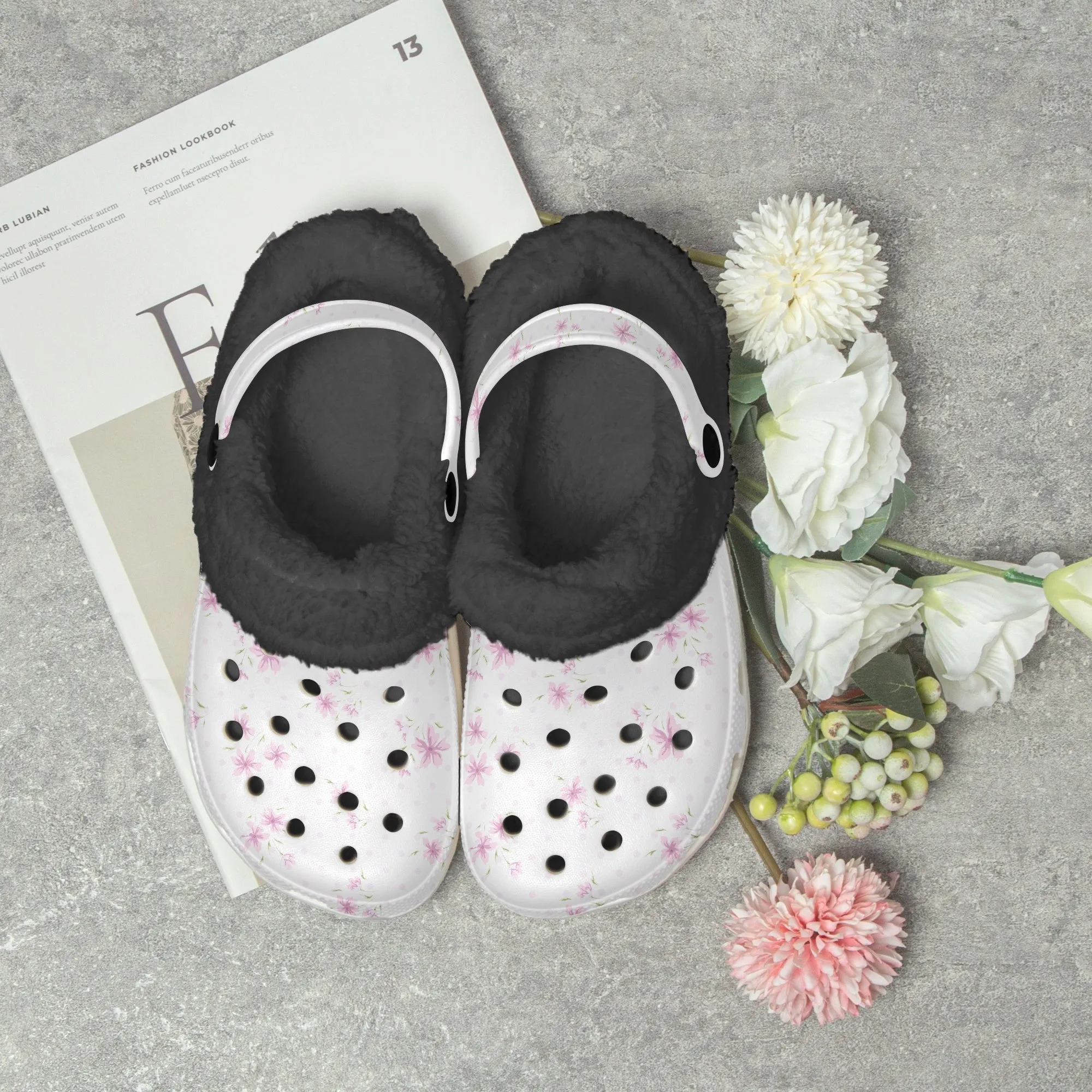 Floral With Polka