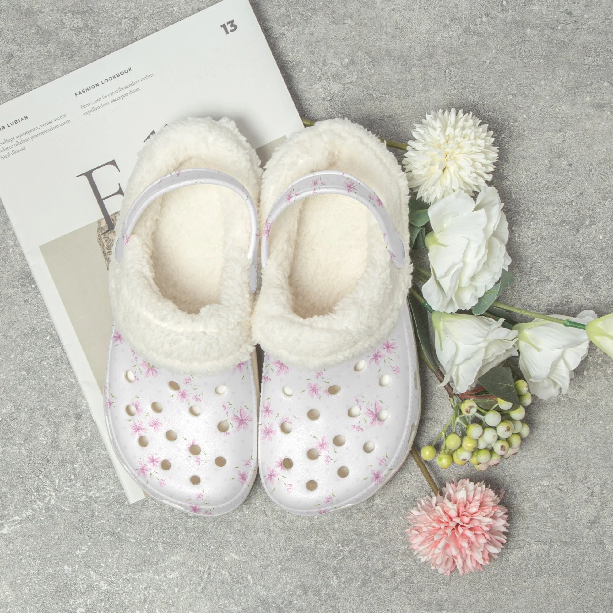 Floral With Polka