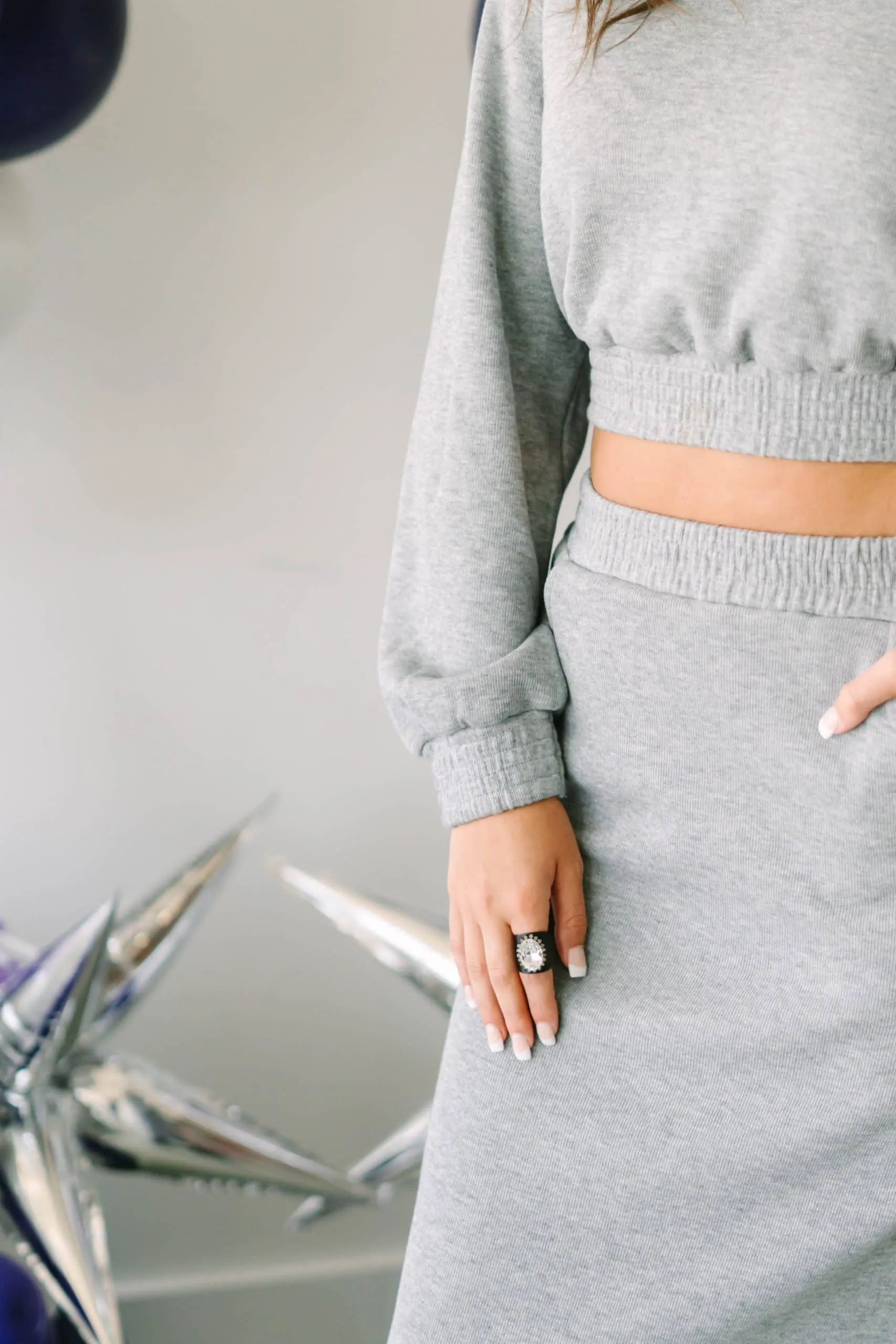 French Terry Maxi Skirt