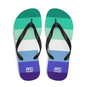Gay Men Flag Flip-Flops