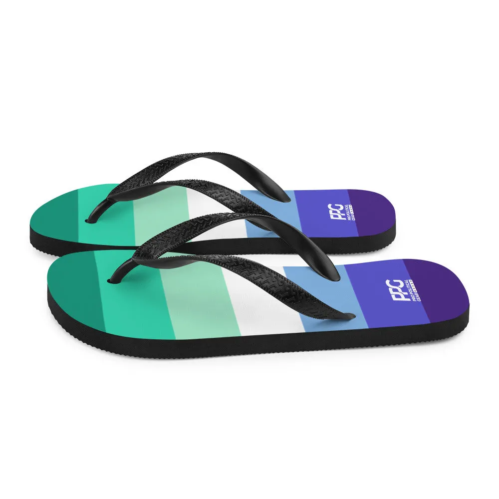 Gay Men Flag Flip-Flops