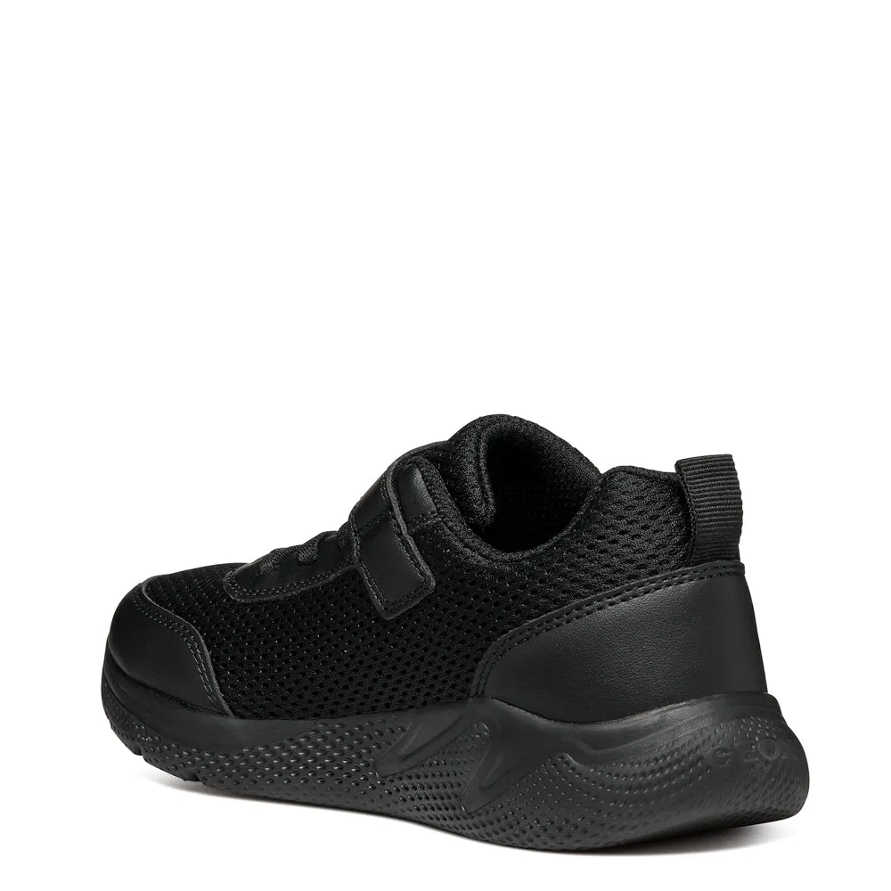 Geox J Sprintye B. A - MESH GEOBUCK - BLACK