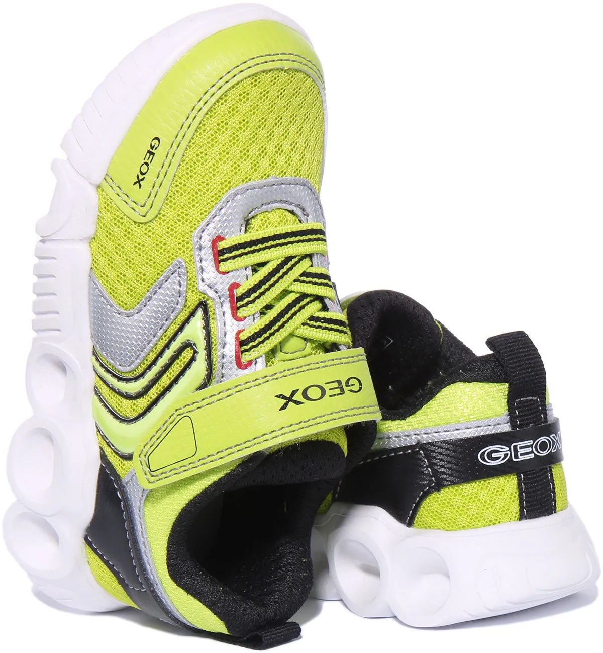 Geox J Wroom In Lime For Kids