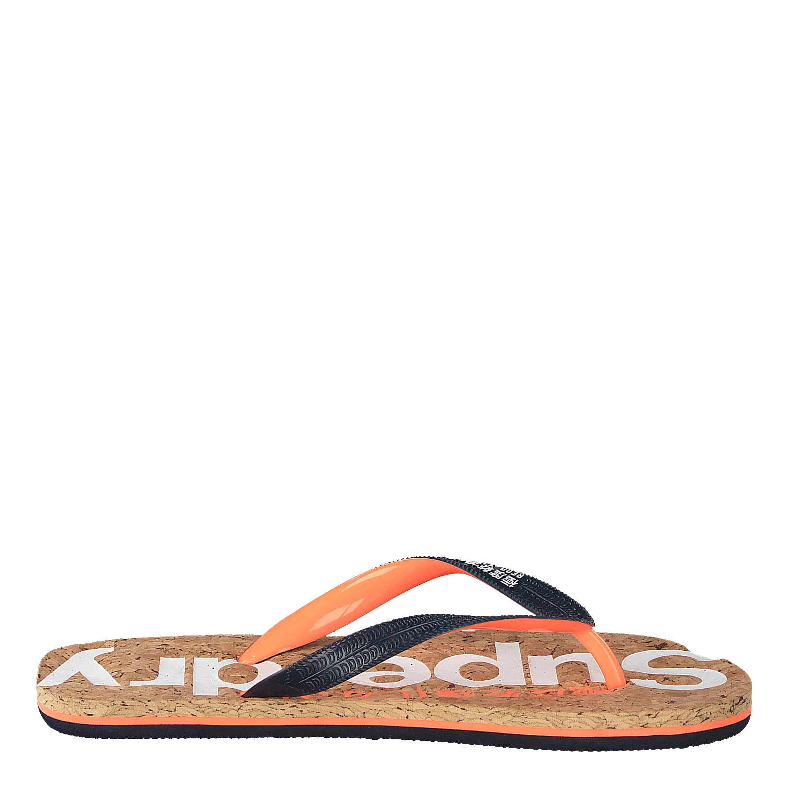 Glitter Cork Flip Flop Dk Navy/optic White