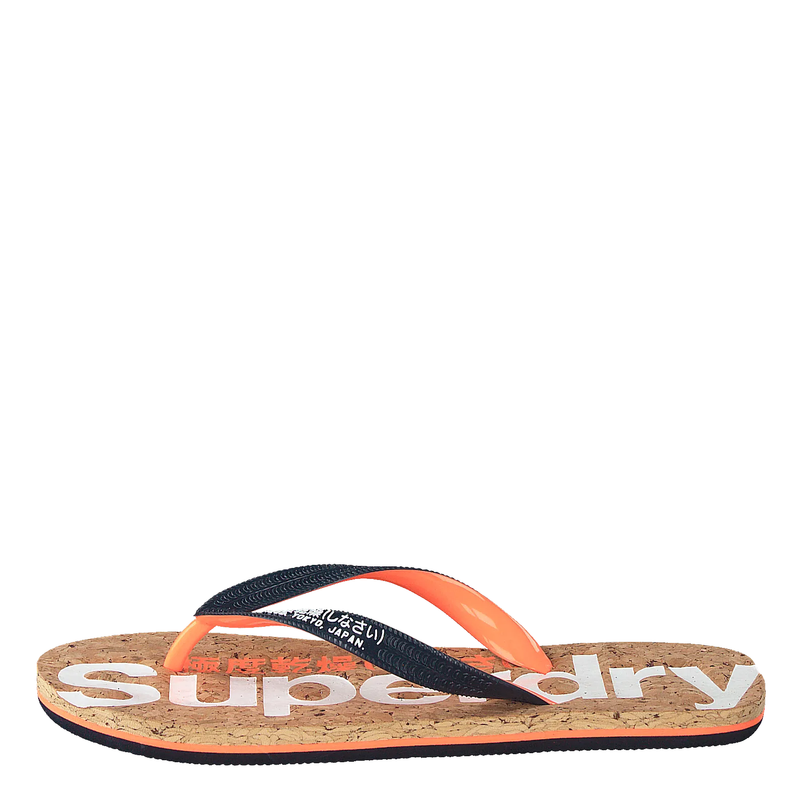 Glitter Cork Flip Flop Dk Navy/optic White