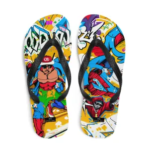 Graffiti on Acid (v1) Flip-Flops