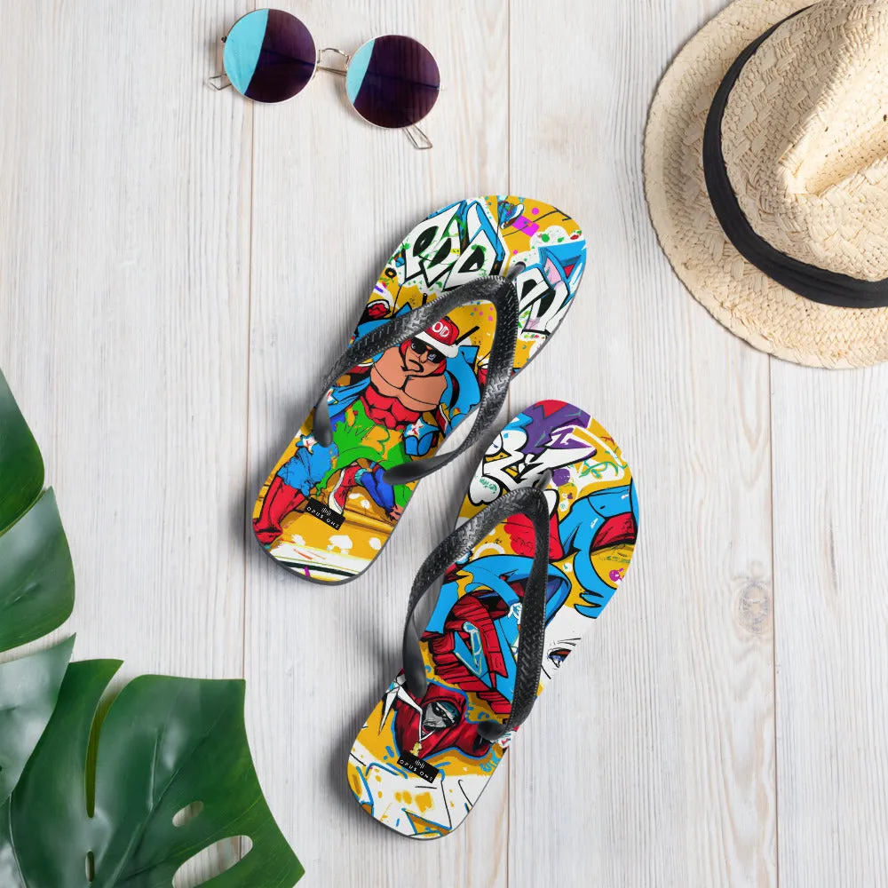 Graffiti on Acid (v1) Flip-Flops