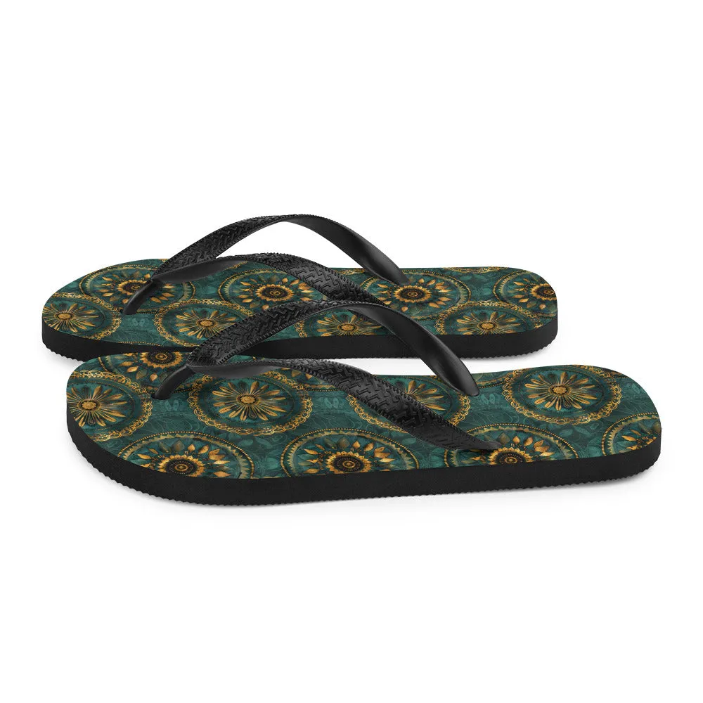 Grecian Fabric - Flip-Flops