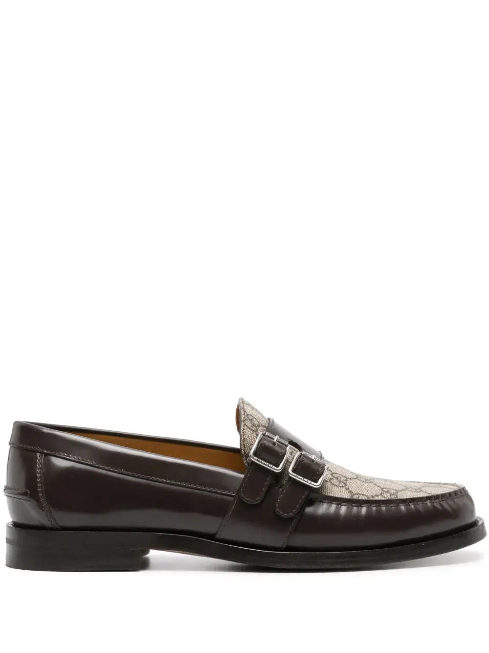 Gucci GG Supreme leather loafers