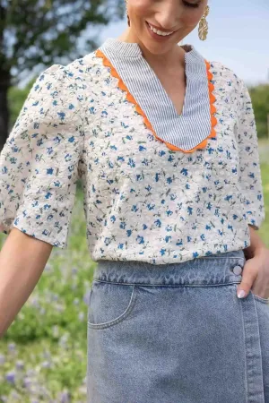 Gwen Top- White