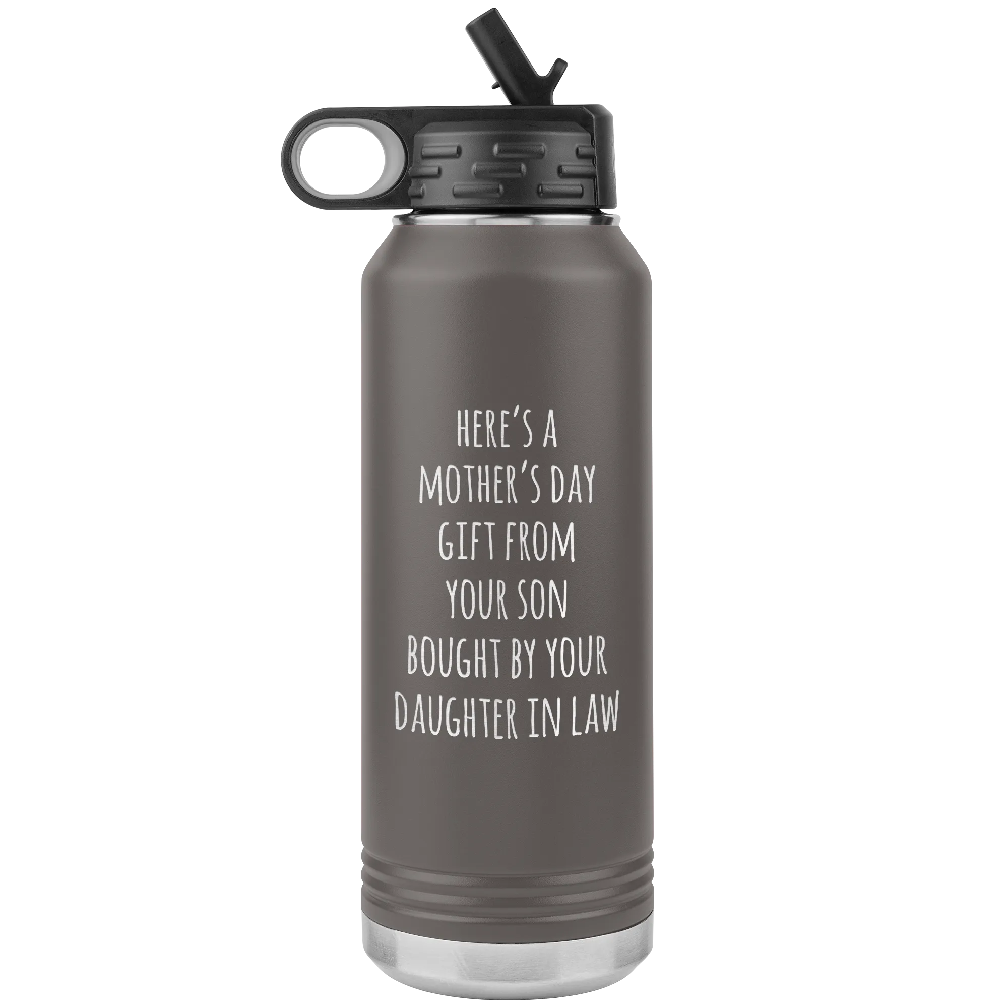 Here's a Mother's Day Gift From Your Son Insulated Water Bottle Tumbler 32oz BPA Free