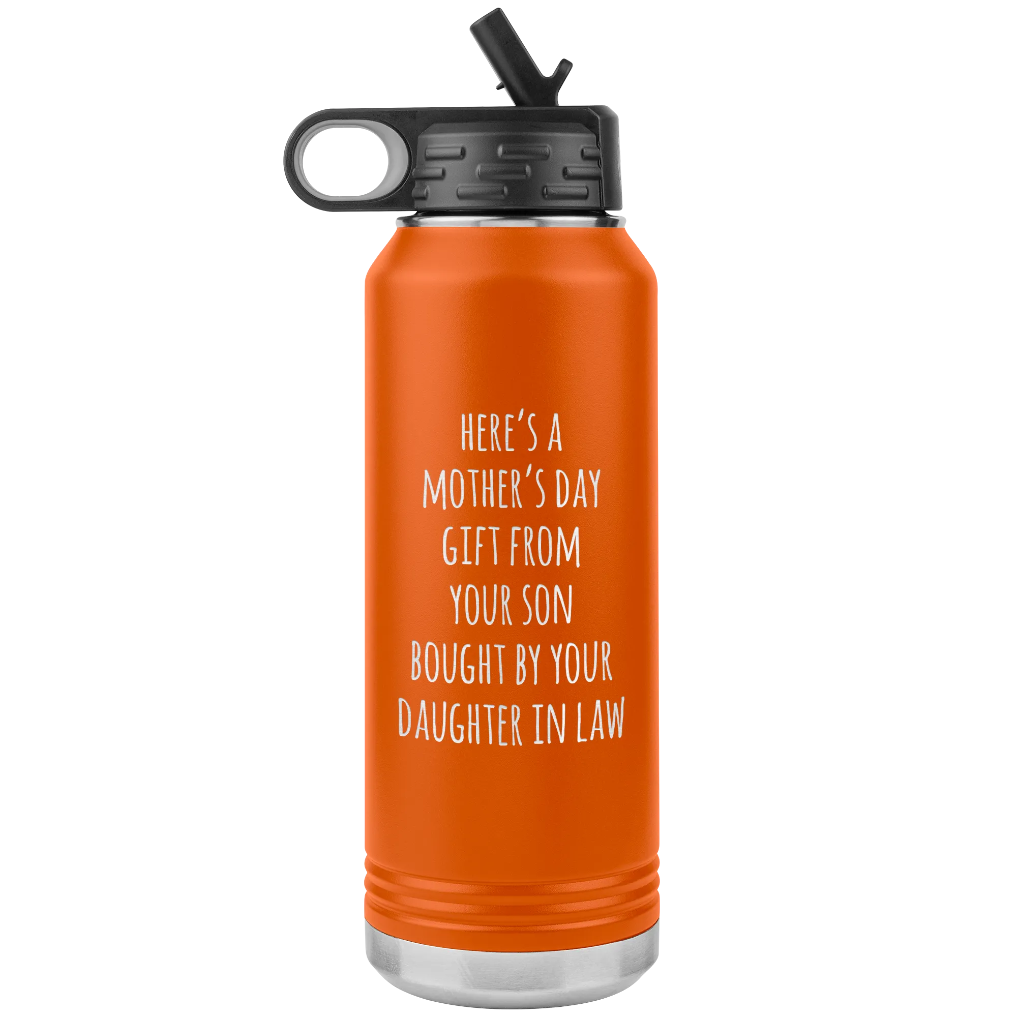Here's a Mother's Day Gift From Your Son Insulated Water Bottle Tumbler 32oz BPA Free