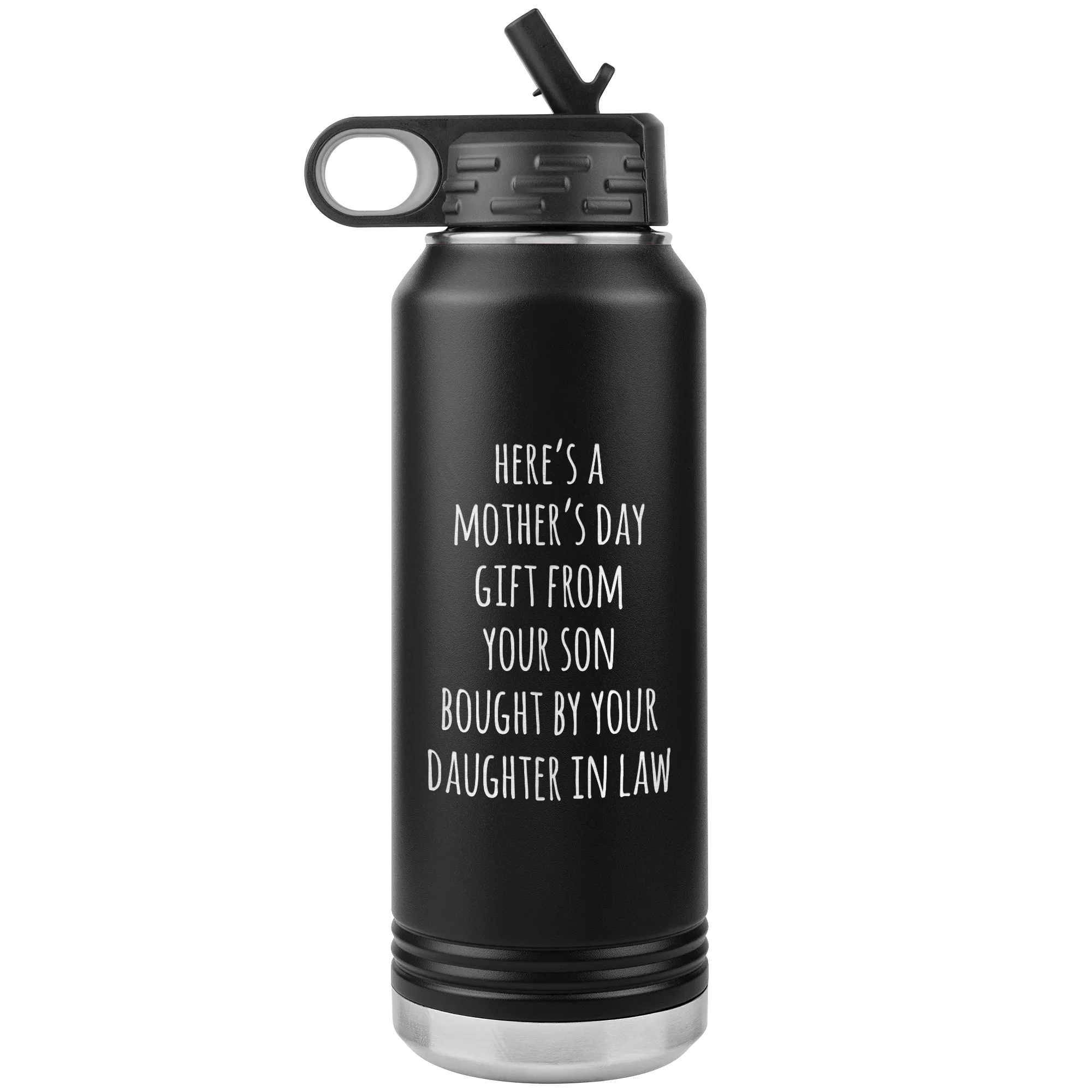 Here's a Mother's Day Gift From Your Son Insulated Water Bottle Tumbler 32oz BPA Free