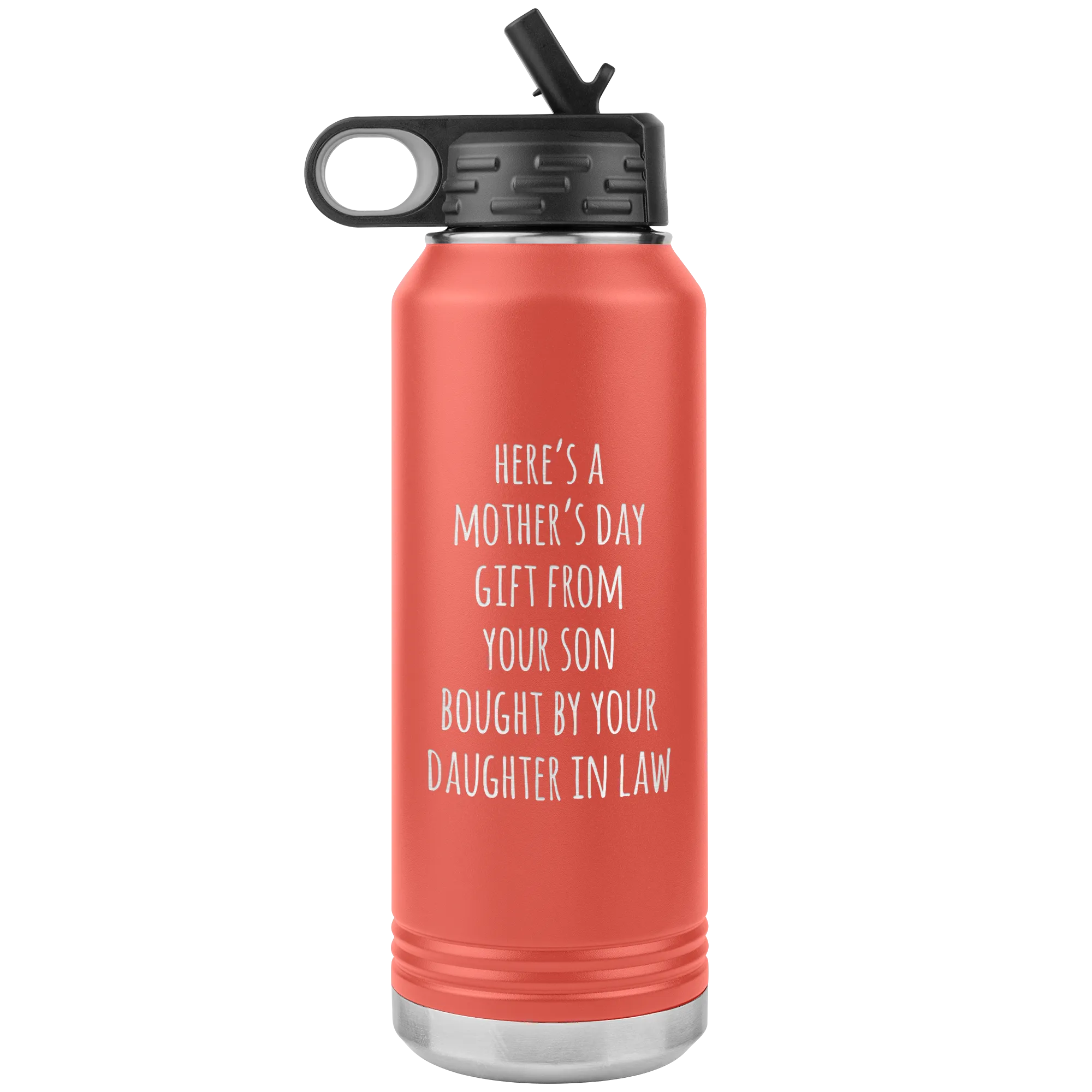 Here's a Mother's Day Gift From Your Son Insulated Water Bottle Tumbler 32oz BPA Free