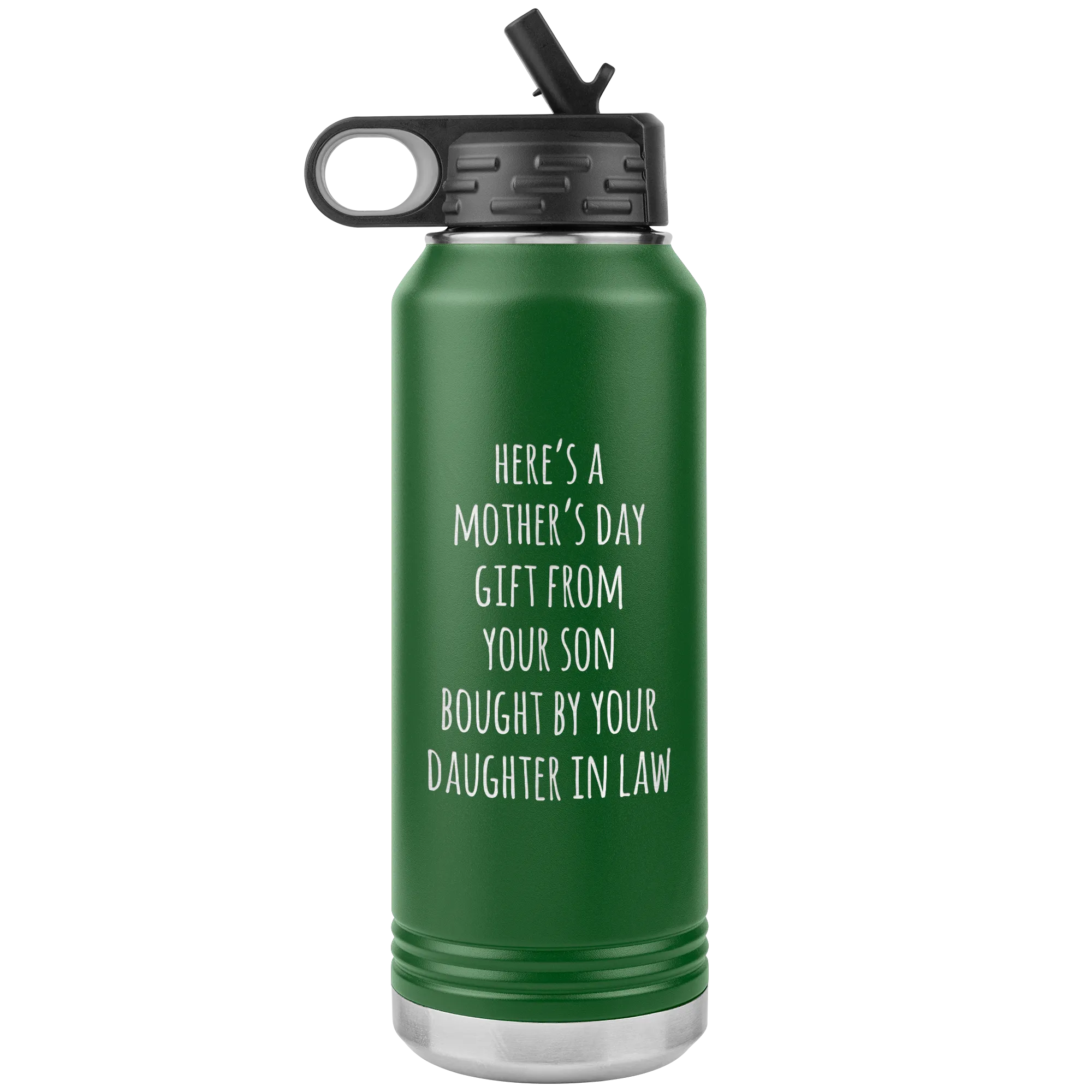 Here's a Mother's Day Gift From Your Son Insulated Water Bottle Tumbler 32oz BPA Free