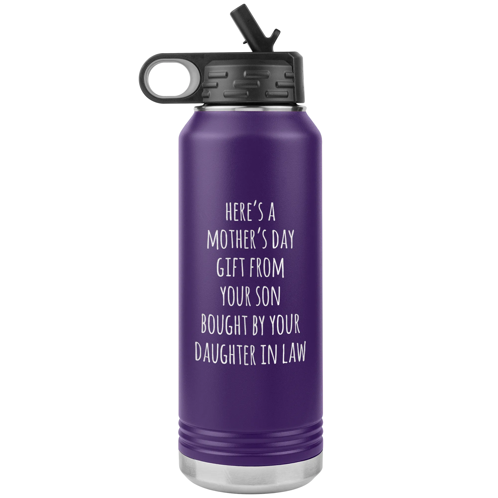 Here's a Mother's Day Gift From Your Son Insulated Water Bottle Tumbler 32oz BPA Free