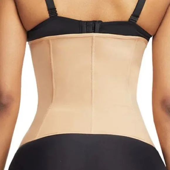 High Compression Zipper Waistband 9 Rods for Women's Body Shaping