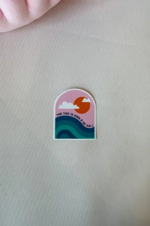 High Tide Sticker