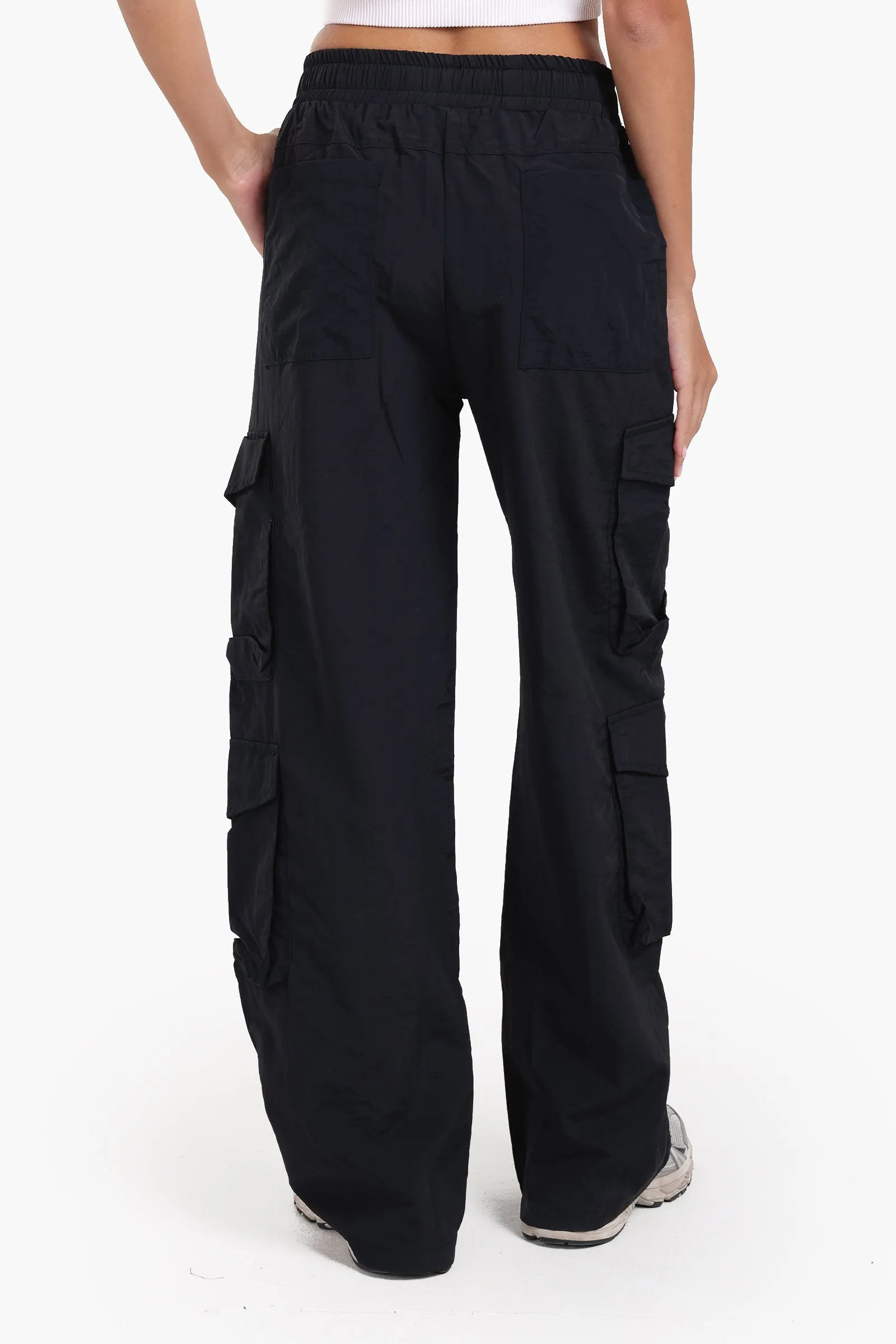 High-Waisted Cargo Pants