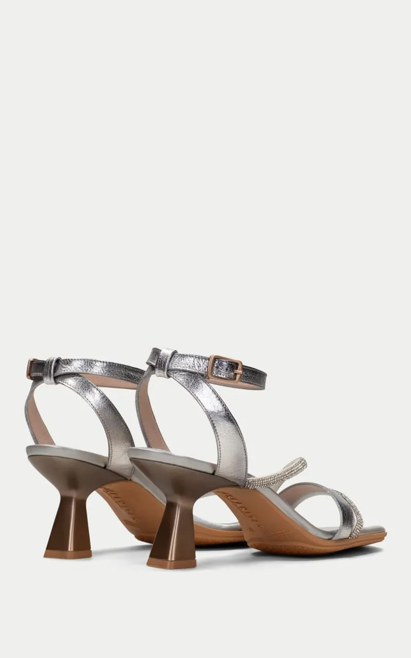 Hispanitas- Menorca Heeled Sandal in Silver
