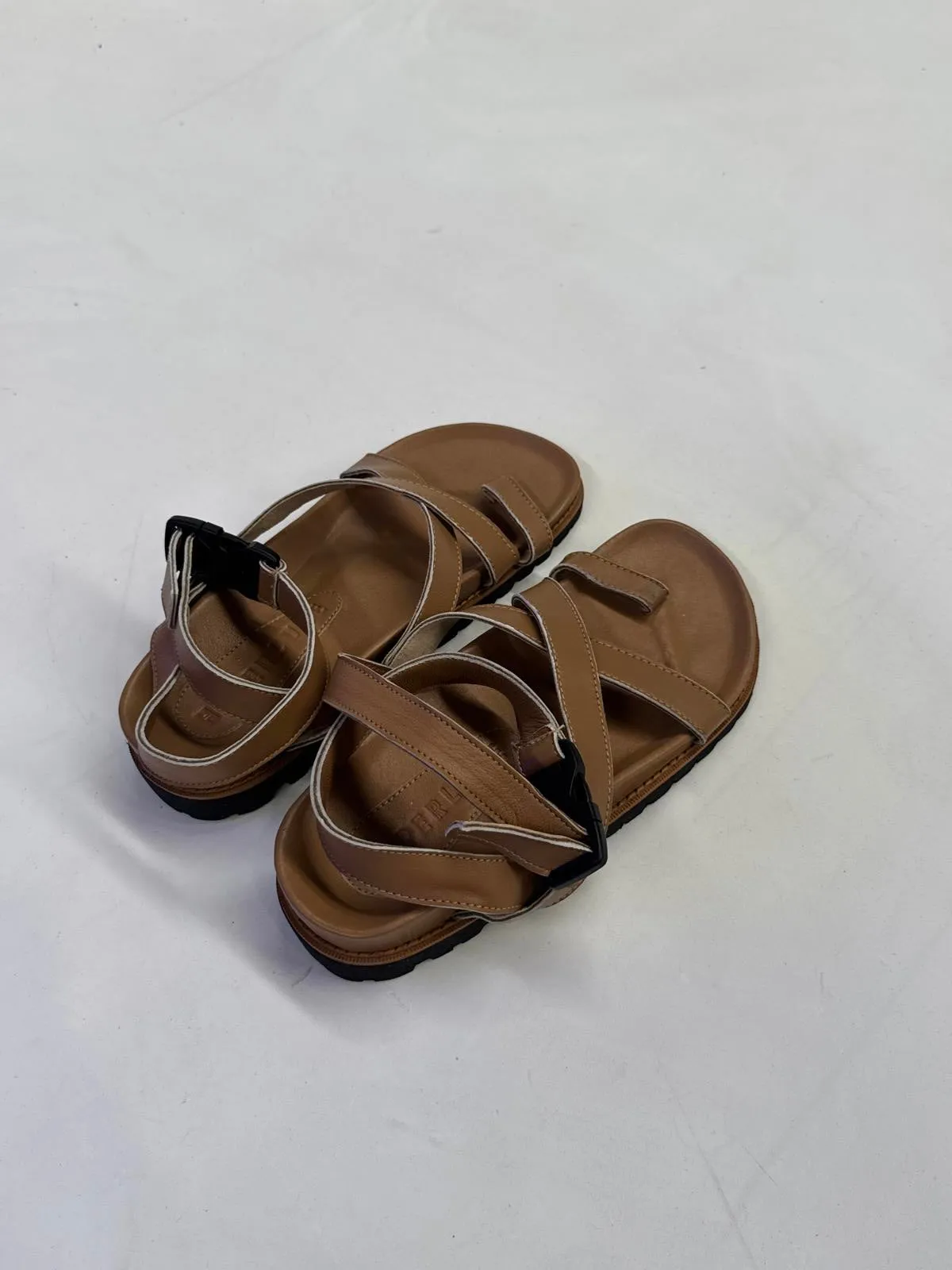 HYPERLUXE Strap Sandal - Tan