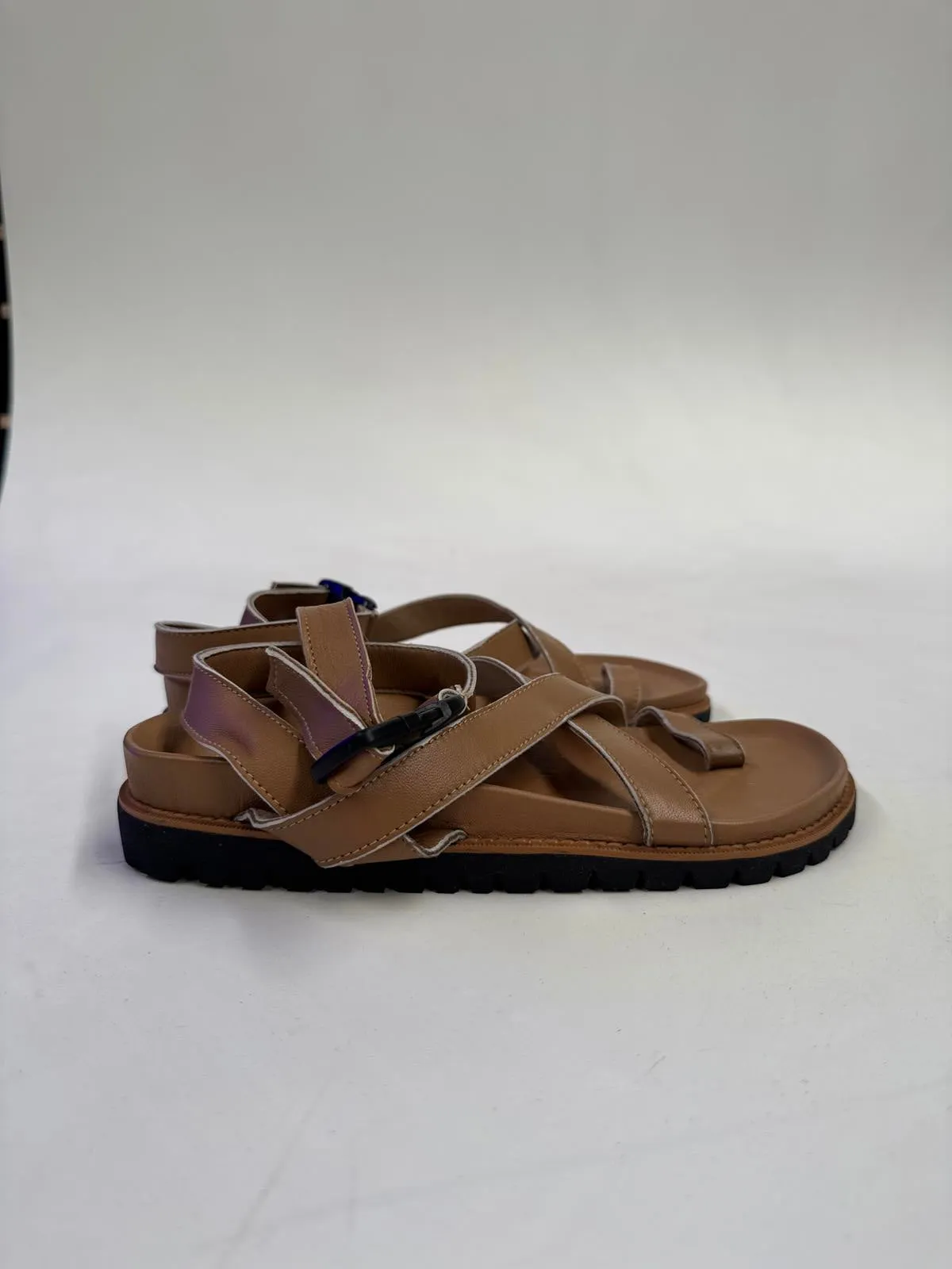 HYPERLUXE Strap Sandal - Tan