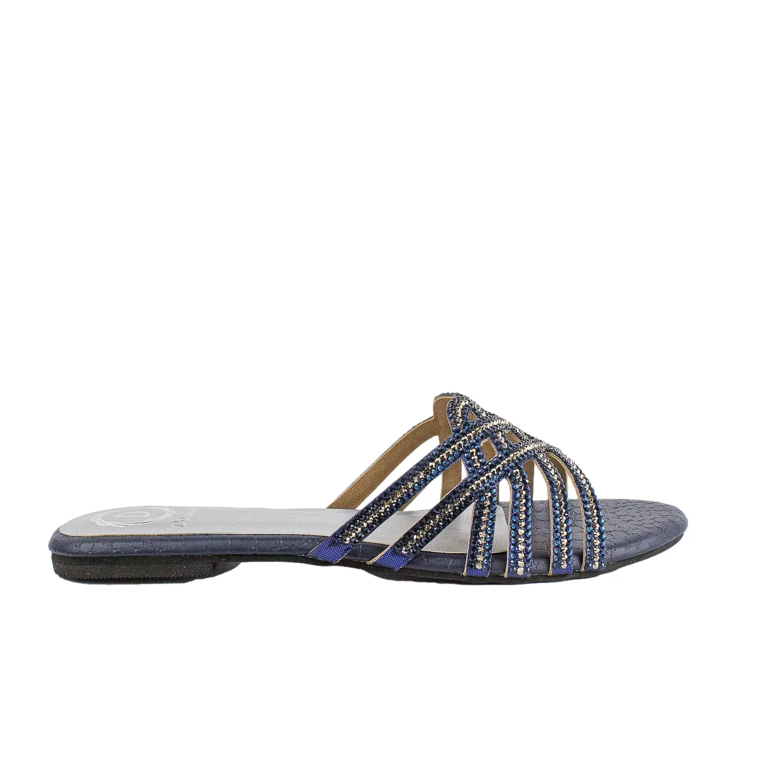 Jamilah Flats S137F - Navy Blue