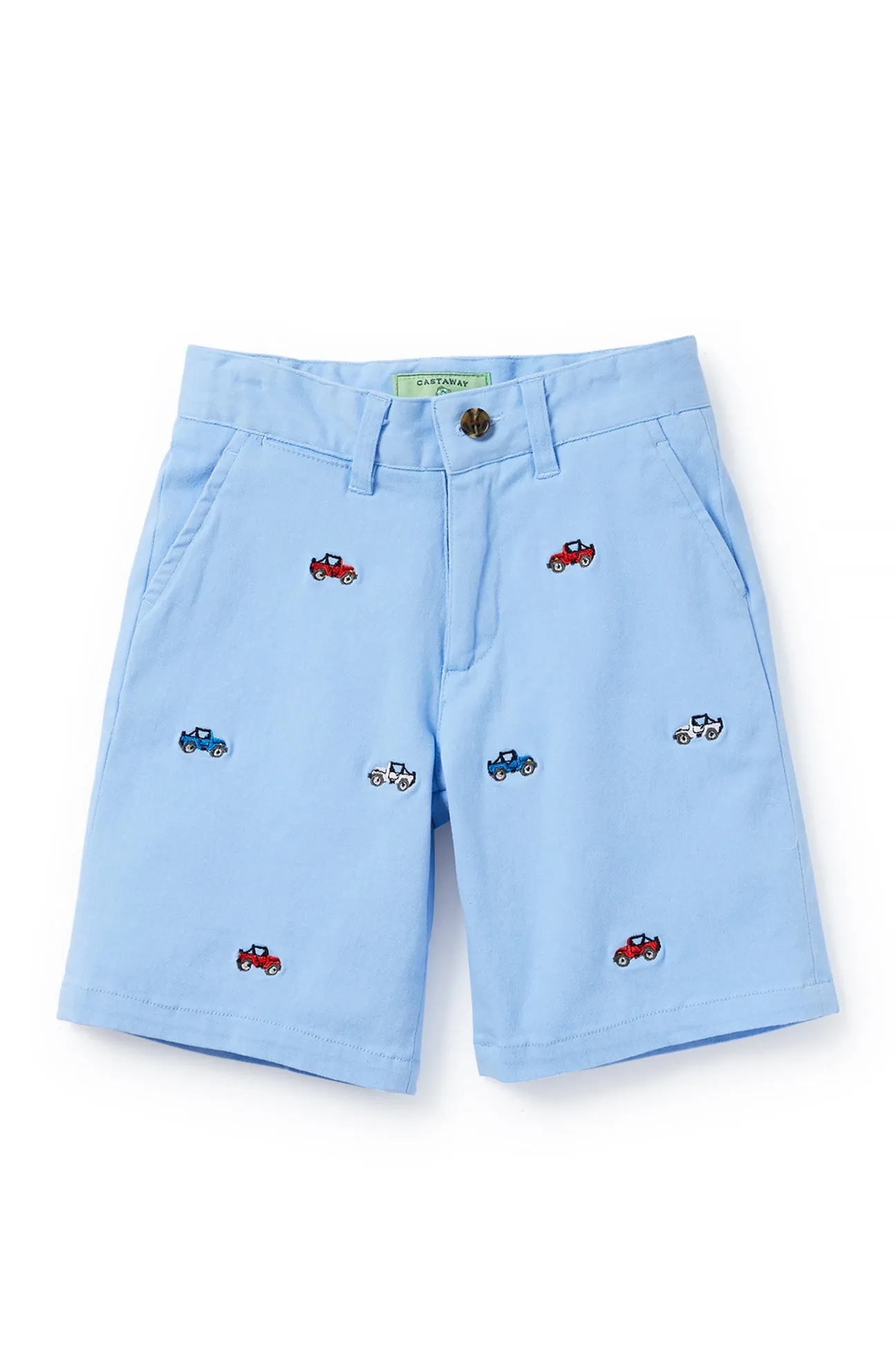 Jetties Short Stretch Twill Liberty with Jeeps
