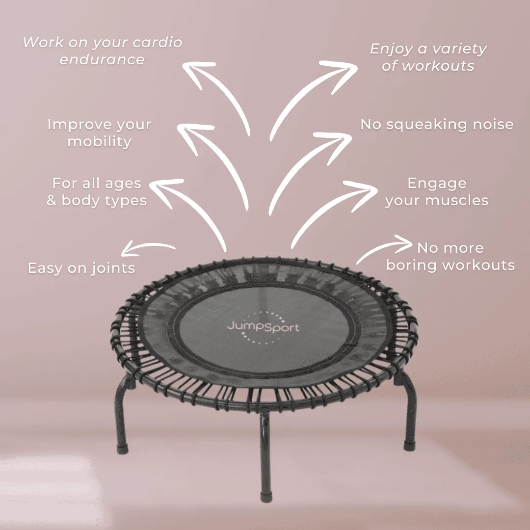 Jumpsport 220 Fitness Trampoline Stackable - Only 1 Left in Stock