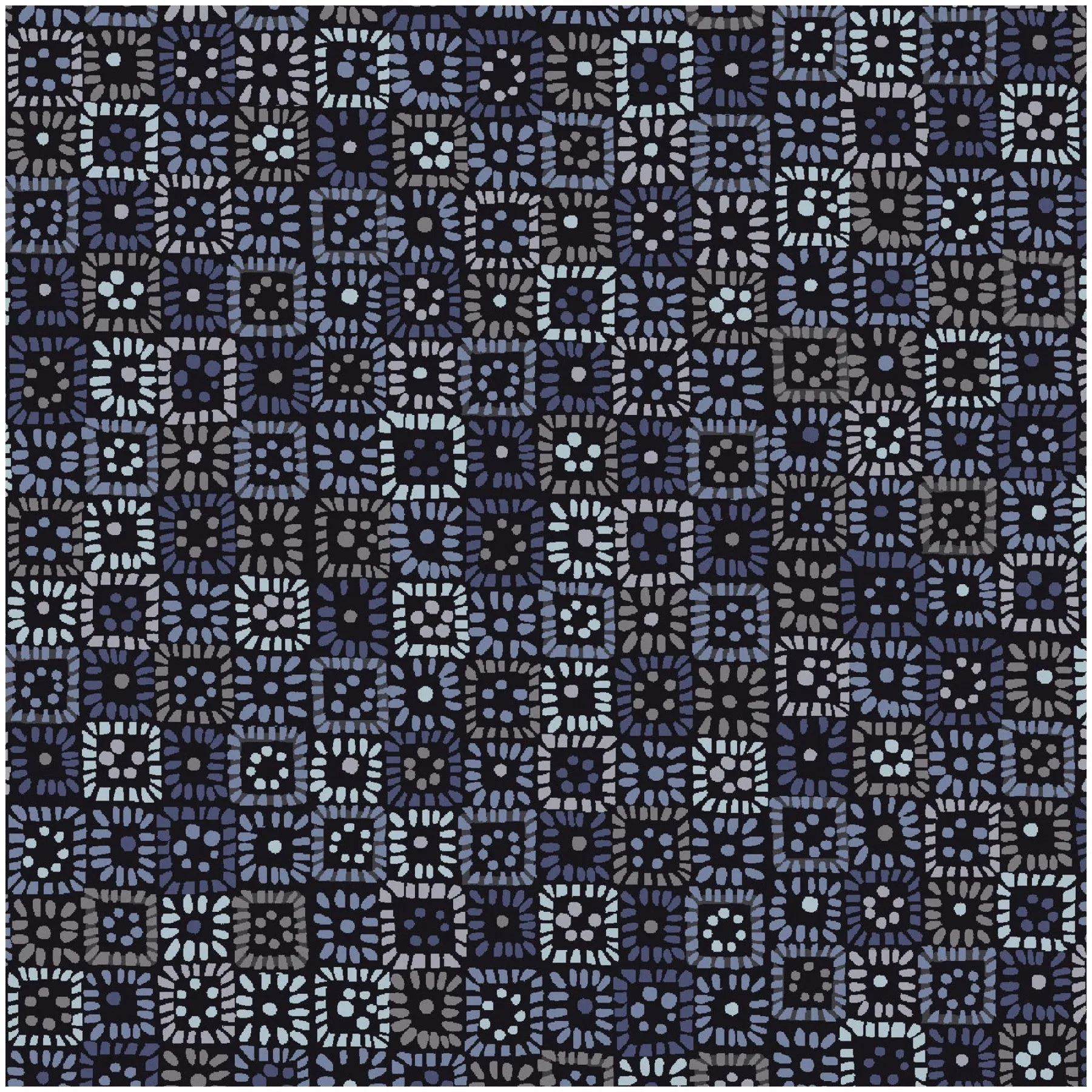 Kashmir Kaleidoscope Blue Multi