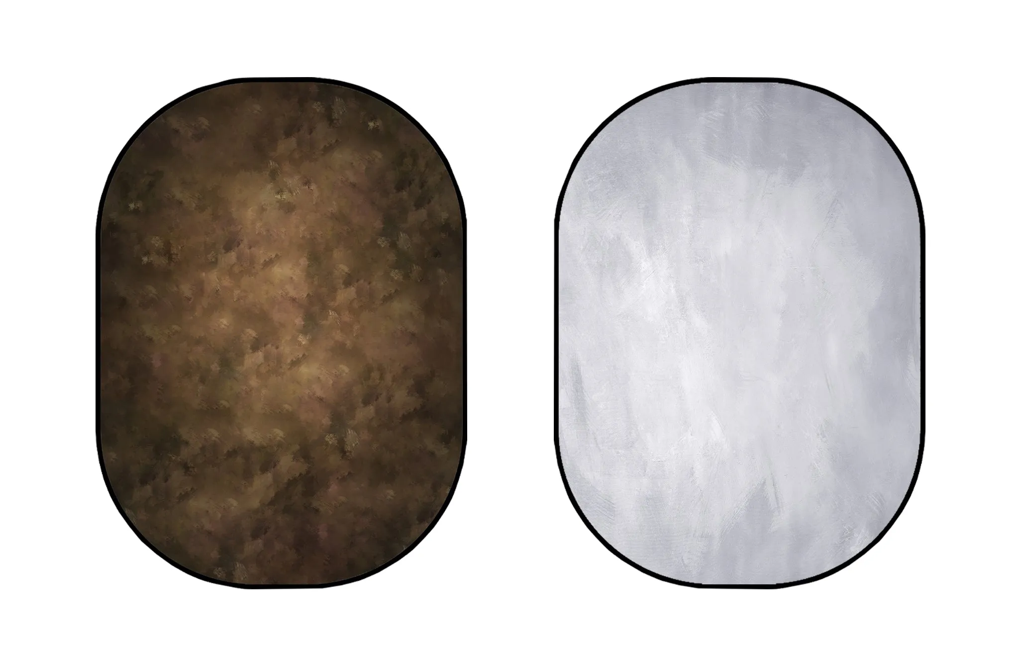 Kate Gray Abstract Texture / Brown Oil Painting Abstract texture Collapsible Backdrop Photography 5X6.5ft(1.5x2m)