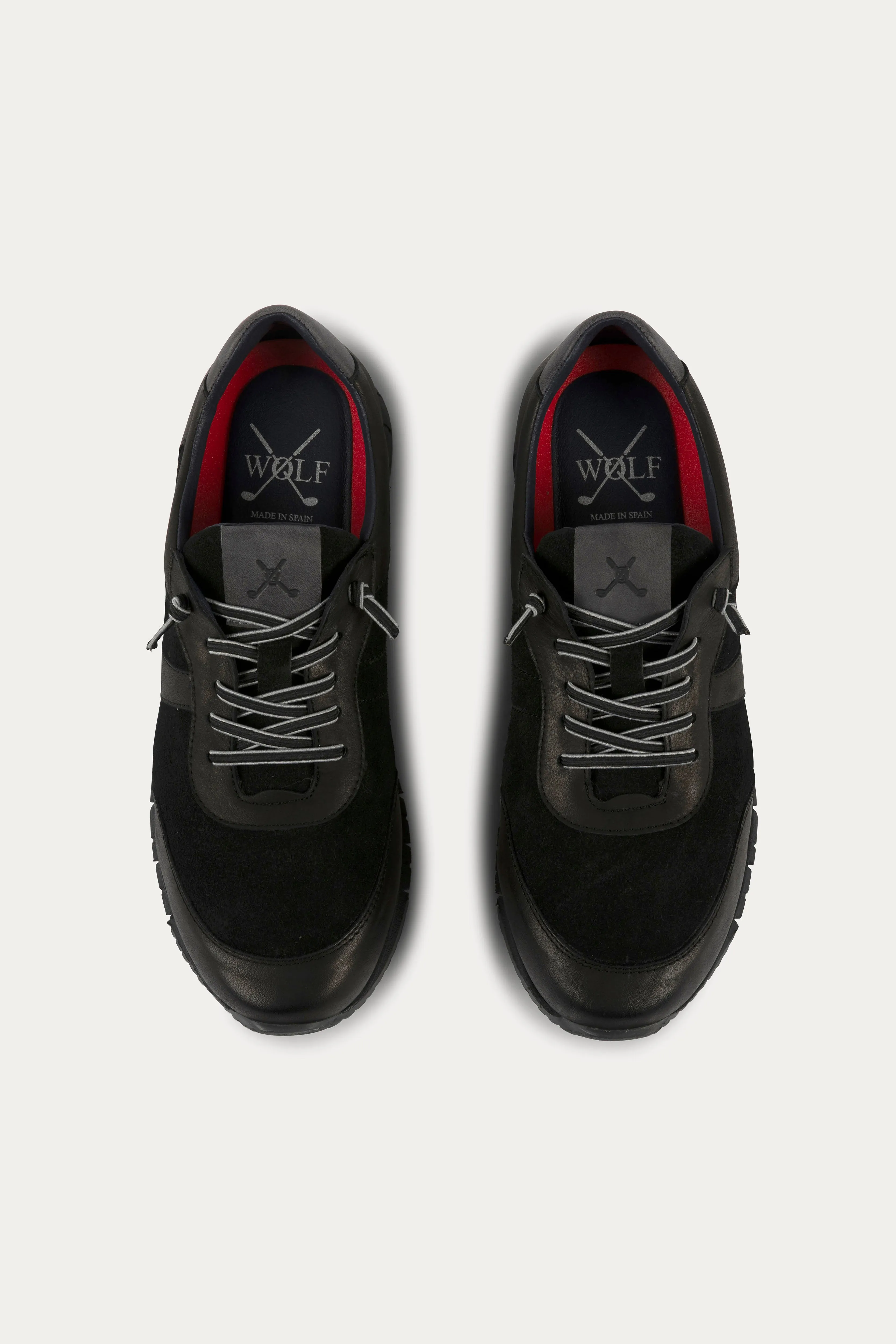 Kilburn Leather Trainers in Black